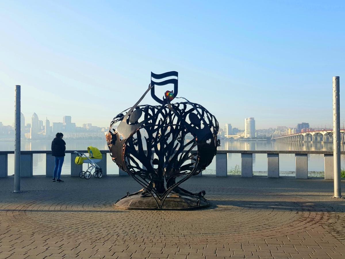 Dnipro Evening, View # Вечірній Дніпро У Центрі, Фантастичний Вид Exteriér fotografie
